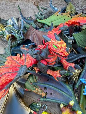 Huge Tub of LEGO Dragons (All Dragons From Multiple Sets, including Fire & Ice)