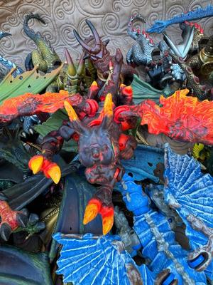 Huge Tub of LEGO Dragons (All Dragons From Multiple Sets, including Fire & Ice)