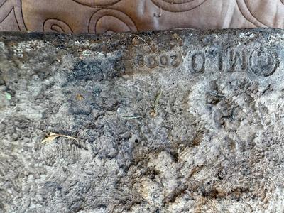 Signed Heavy Cat Garden Welcome Decor