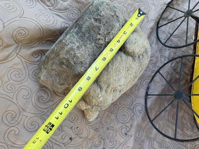 Signed Heavy Cat Garden Welcome Decor