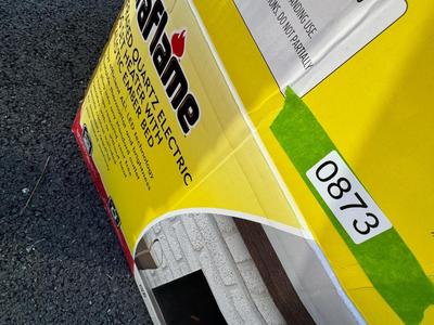 Duraflame Infrared Quartz Electric Log Set Heater w/ Remote - Tested