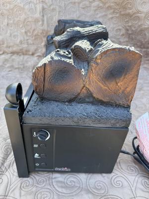 Duraflame Infrared Quartz Electric Log Set Heater w/ Remote - Tested