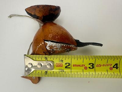 Vintage Diorama Turkey Figurines with Scenes Inside