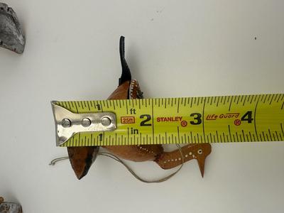 Vintage Diorama Turkey Figurines with Scenes Inside