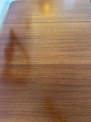 Mahogany Drop Leaf Table with Drawer