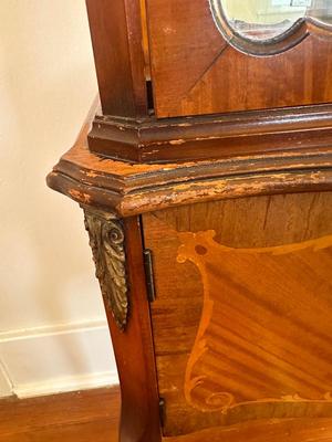 Vintage Curio Cabinet, Glass Display Case (See Details)