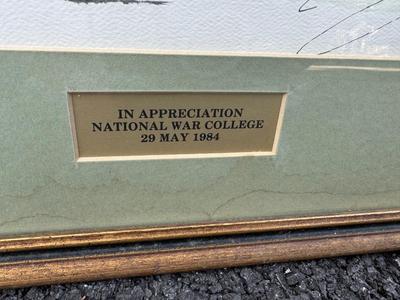 National War College - 29 May 1984 (Framed & Matted)