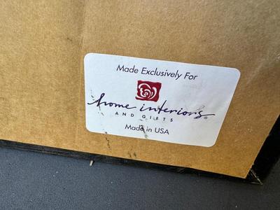 Home Interiors - Mirror (Frame Gold Sponge Paint Design)