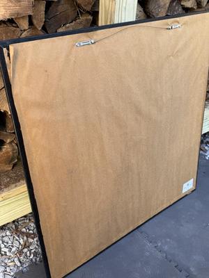 Large Home Interiors - Tiger (Frame Gold Sponge Paint Design)