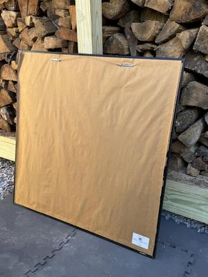 Large Home Interiors - Tiger (Frame Gold Sponge Paint Design)