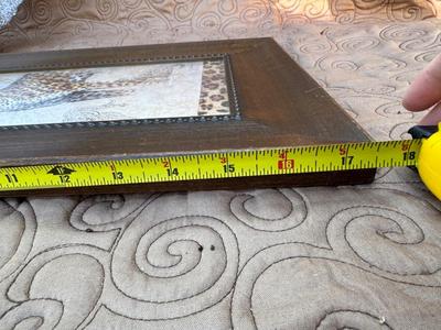 Leopard Wall Decor & Plate