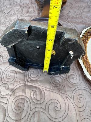 Elephant Safari Plate & Two Candle Holders