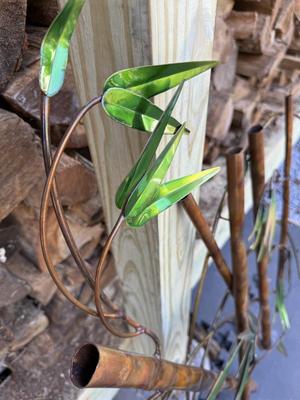 Beautiful Metal Bamboo Wall Art Decor