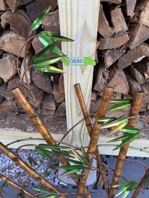 Beautiful Metal Bamboo Wall Art Decor