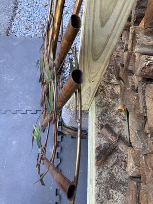 Beautiful Metal Bamboo Wall Art Decor