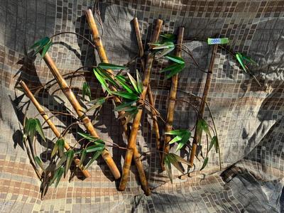 Beautiful Metal Bamboo Wall Art Decor