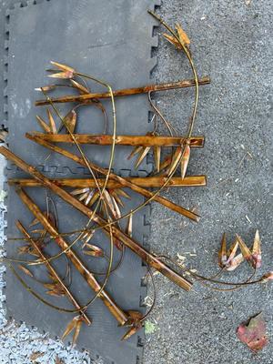 Beautiful Metal Bamboo Wall Art Decor