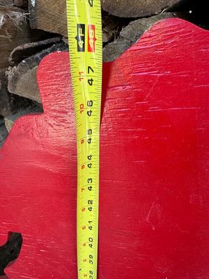 Large 5.5’ x 4’ Wooden Cowboy Riding a Horse - Rodeo