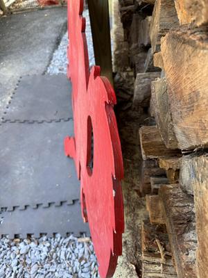 Large 5.5’ x 4’ Wooden Cowboy Riding a Horse - Rodeo