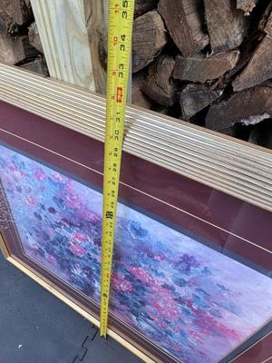 Large Floral Asian Wall Decor - J. M.