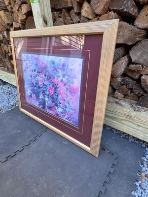 Large Floral Asian Wall Decor - J. M.