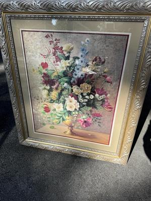 Large Interior Decorators Floral Picture