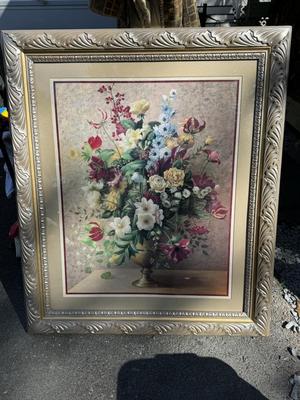 Large Interior Decorators Floral Picture