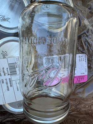 Ball Glass Pint / Quart Jars (Never Used)