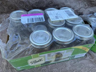 Ball Glass Pint / Quart Jars (Never Used)