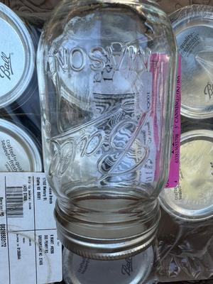 Ball Glass Pint / Quart Jars (Never Used)