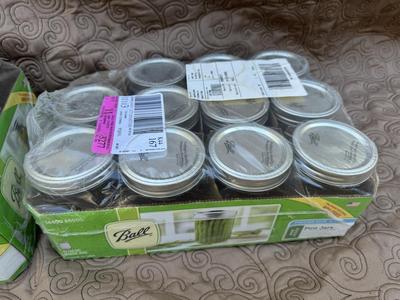 Ball Glass Pint / Quart Jars (Never Used)