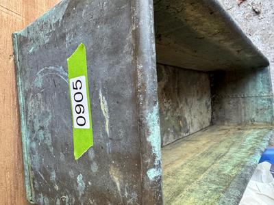 Large & Heavy 28” Copper Planter