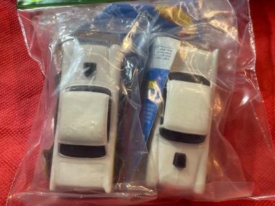 (3) 1955 Chevy's 1990 McDonalds Happy Meal Hot Wheels California Customs SEALED Cars Bag #9 as Pic'd.