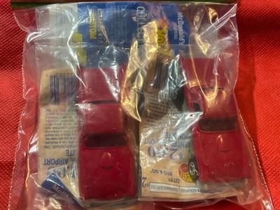 (3) 1957 T-Bird 1990 McDonalds Happy Meal Hot Wheels California Customs SEALED Cars Bag #6 as Pic'd.