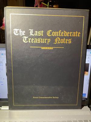 THE LAST CONFEDERATE TREASURY $50 & $100 NOTES -by THE POSTAL COMMEMORATIVE SOCIETY IN A NICE PRESENTATION AS PIC'D.