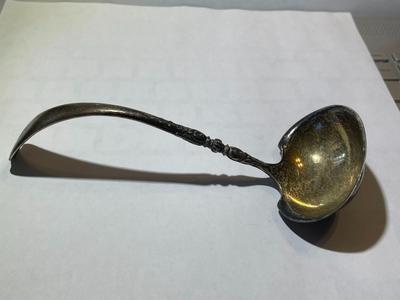 Vintage Sterling Silver 6" Ladle 46.6 Grams TW Tarnished in Good Preowned Condition.