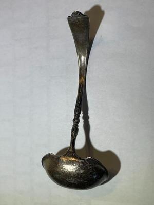 Vintage Sterling Silver 6" Ladle 46.6 Grams TW Tarnished in Good Preowned Condition.