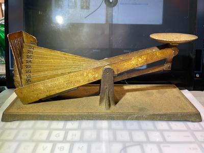 Antique 1924 Acme Egg Grading Scale/Specialty Mfg. Co. 10" Long in Fair Condition as Pic'd,