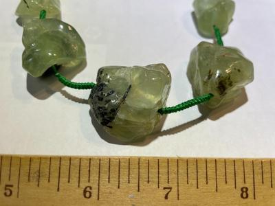 Vintage Asian PREHRITE 18" Chunky Nugget Fashion Necklace in Good Preowned Condition as Pictured.