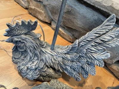 Hen / Chicken Lamps - Tested (Includes Top Lamp Shade Brackets)