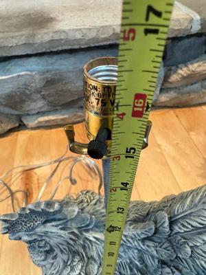 Hen / Chicken Lamps - Tested (Includes Top Lamp Shade Brackets)