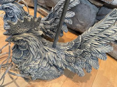 Hen / Chicken Lamps - Tested (Includes Top Lamp Shade Brackets)