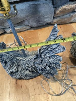 Hen / Chicken Lamps - Tested (Includes Top Lamp Shade Brackets)