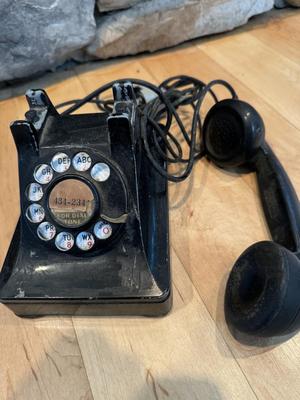 Vintage 1940s F1 Western Electric Bell System Rotary Dial Telephone