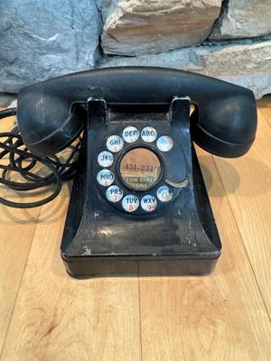 Vintage 1940s F1 Western Electric Bell System Rotary Dial Telephone