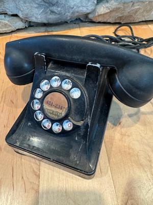 Vintage 1940s F1 Western Electric Bell System Rotary Dial Telephone