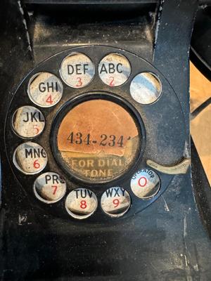 Vintage 1940s F1 Western Electric Bell System Rotary Dial Telephone