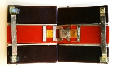 4 Vintage Art Deco Belt Buckles