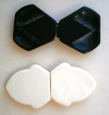 4 Vintage Art Deco Belt Buckles