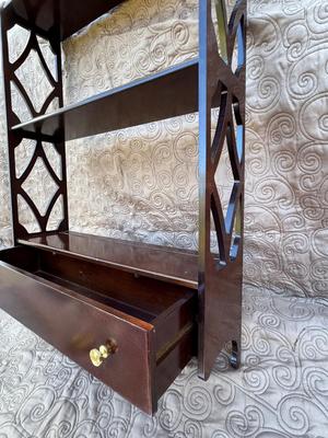 Bombay Wall Shelf with Drawer